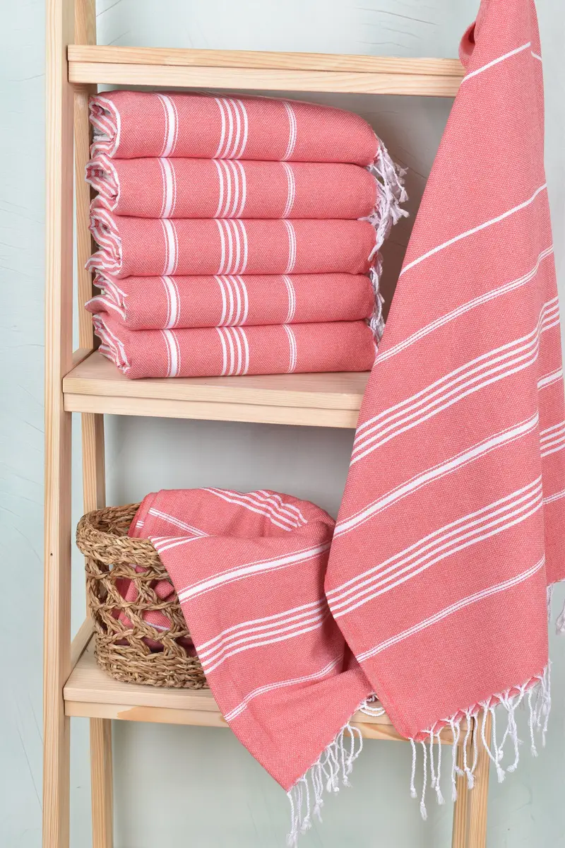 Thin towel, Spa Towel, 70x40 Cotton Striped Towel, Quick-Dry Beach Towel, Bridal Shower Gifts, Miami Bachelorette Party Favors, Quick-dry peshtemal - 3