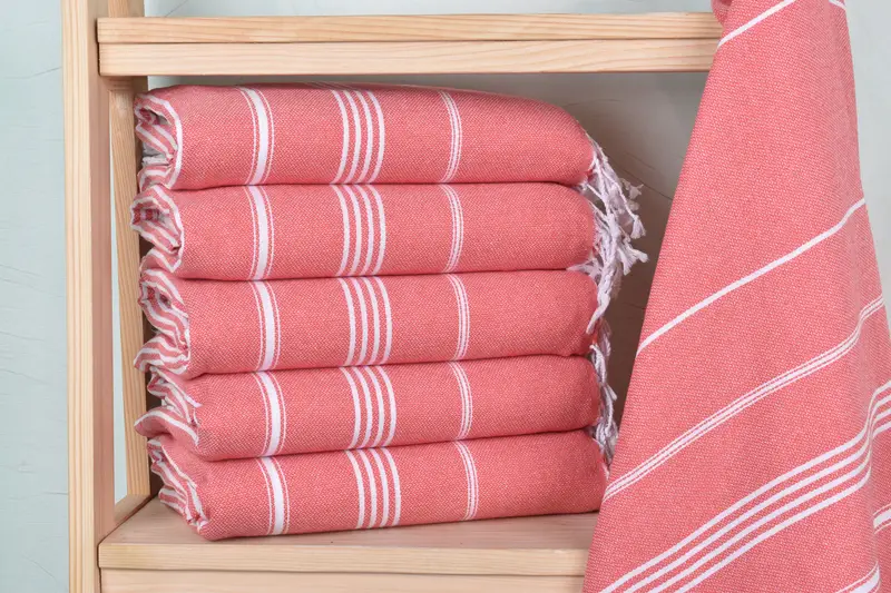 Thin towel, Spa Towel, 70x40 Cotton Striped Towel, Quick-Dry Beach Towel, Bridal Shower Gifts, Miami Bachelorette Party Favors, Quick-dry peshtemal - 2