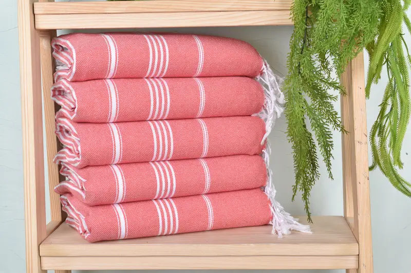 Thin towel, Spa Towel, 70x40 Cotton Striped Towel, Quick-Dry Beach Towel, Bridal Shower Gifts, Miami Bachelorette Party Favors, Quick-dry peshtemal - 1