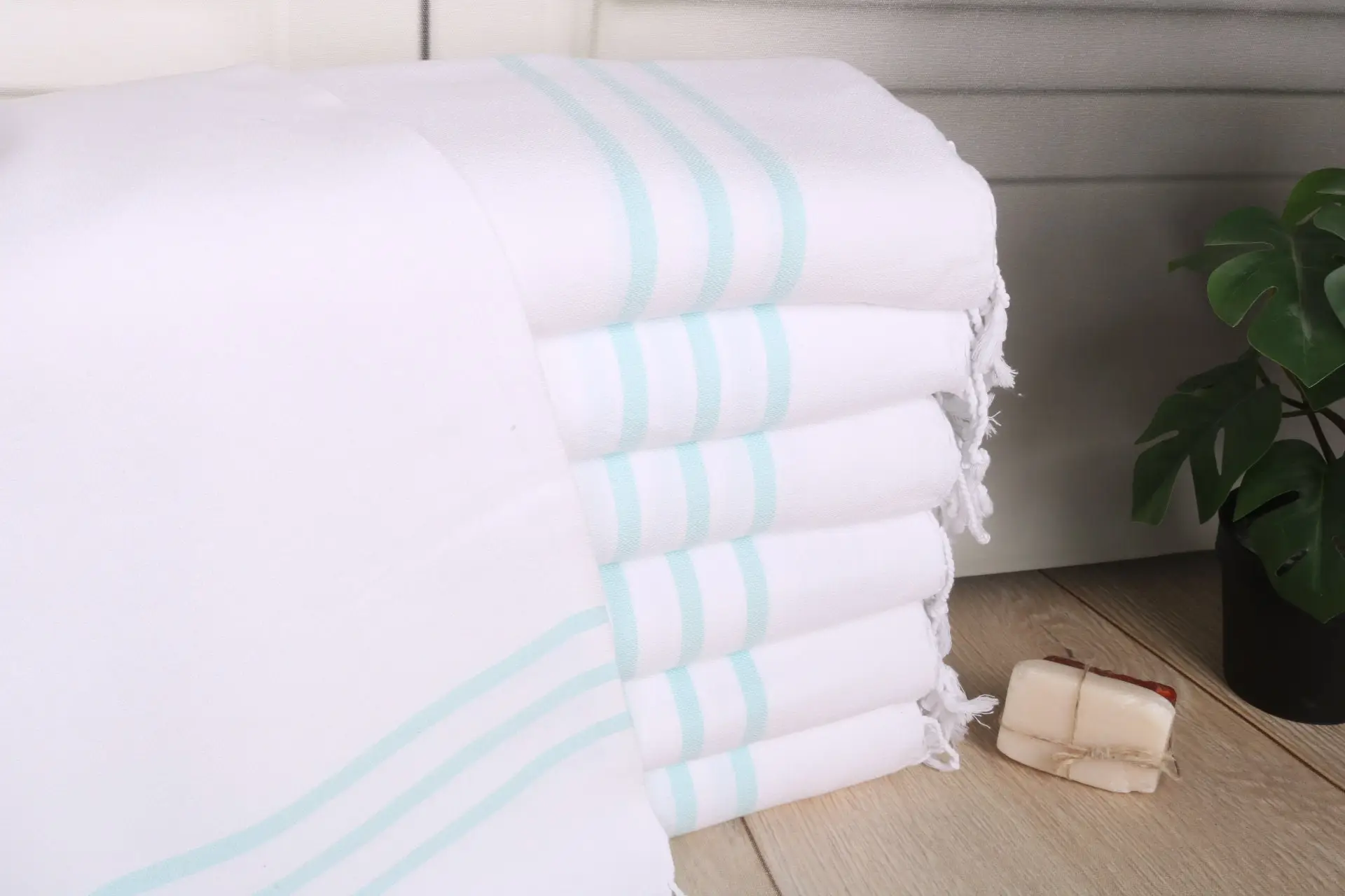 Monogram Kitchen Towel, Personalized Hand Towel, 40x20 Inches - 1