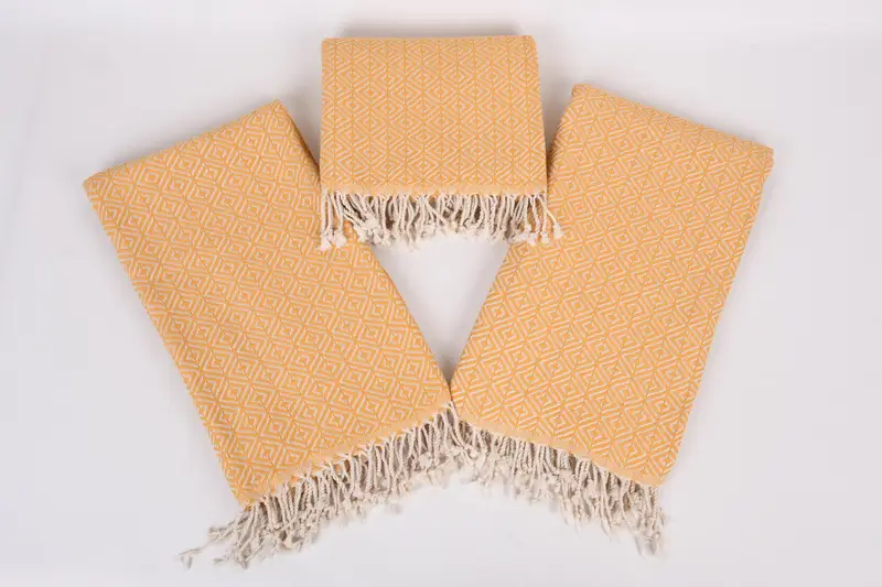 70x40 Cotton Diamond Towel, Lightweight Turkish towel, Beach Towel Bulk, Beach Towel Monogram, Bridesmaid Gifts, Christmas Favors, Spa Gift Towel - 6