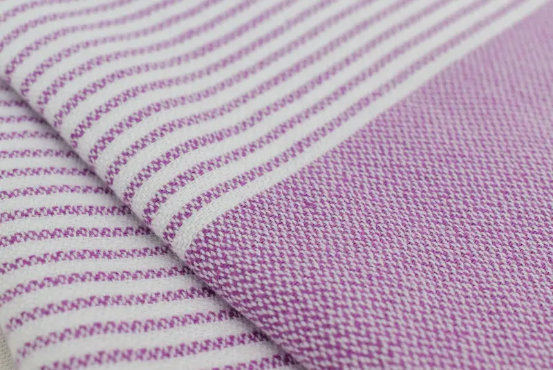 40x18 Cotton Striped Towel, Personalized Kitchen Towel, Small Bath Towels, Handmade Gift, Gift Towel, Personalized Gift, Valentine Day Gift For Her - 2