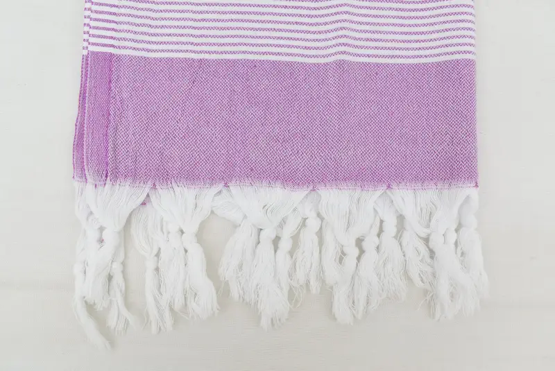 40x18 Cotton Striped Towel, Personalized Kitchen Towel, Small Bath Towels, Handmade Gift, Gift Towel, Personalized Gift, Valentine Day Gift For Her - 3