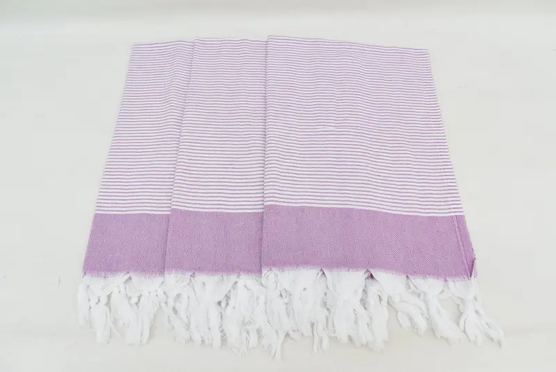 40x18 Cotton Striped Towel, Personalized Kitchen Towel, Small Bath Towels, Handmade Gift, Gift Towel, Personalized Gift, Valentine Day Gift For Her - 8