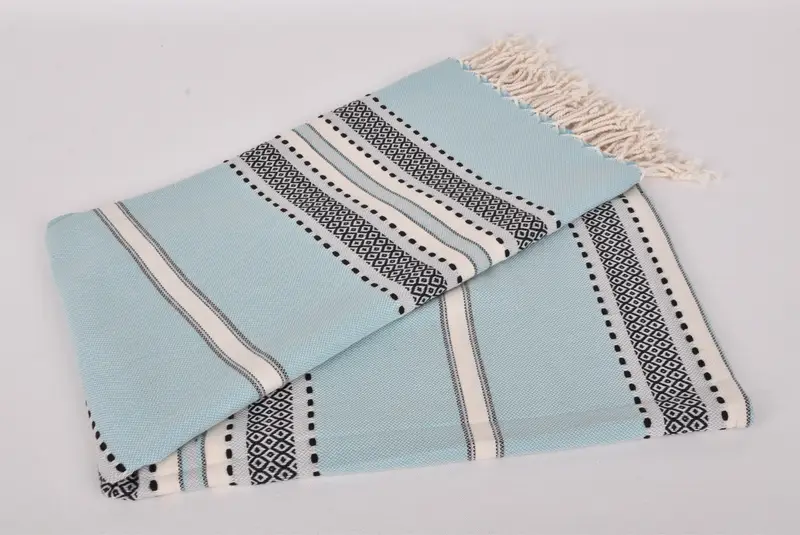Thin towel, Cute Beach Towel, Custom Turkish Towel, 70x40 Cotton Striped Towel, Wedding Favors, Guest Towel, Wedding Shower Gift, Soft towel - 4