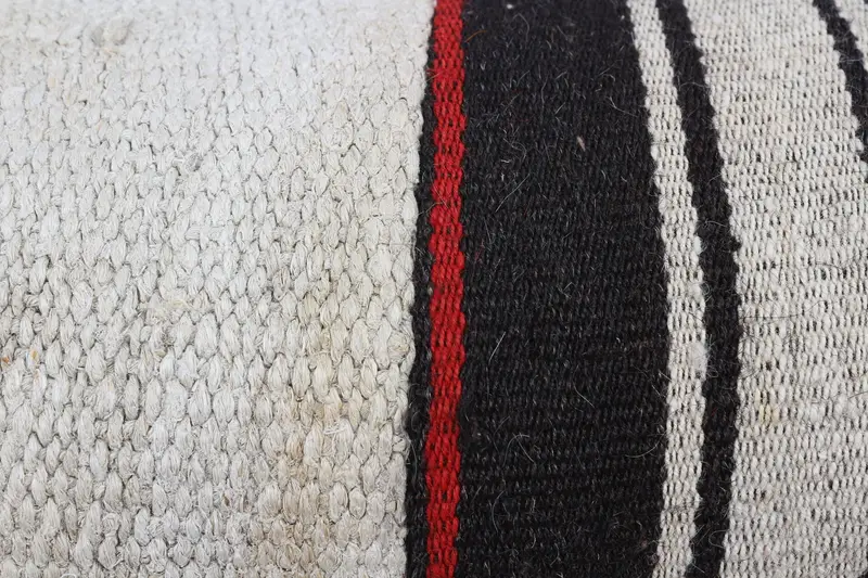 Kilim yastık örtüsü, destek atma yastık kılıfı, dış mekan yastığı, etnik Kilim halı yastığı, yastık sahte, el yapımı Kilim yastığı, 12x48 beyaz yastık - 9