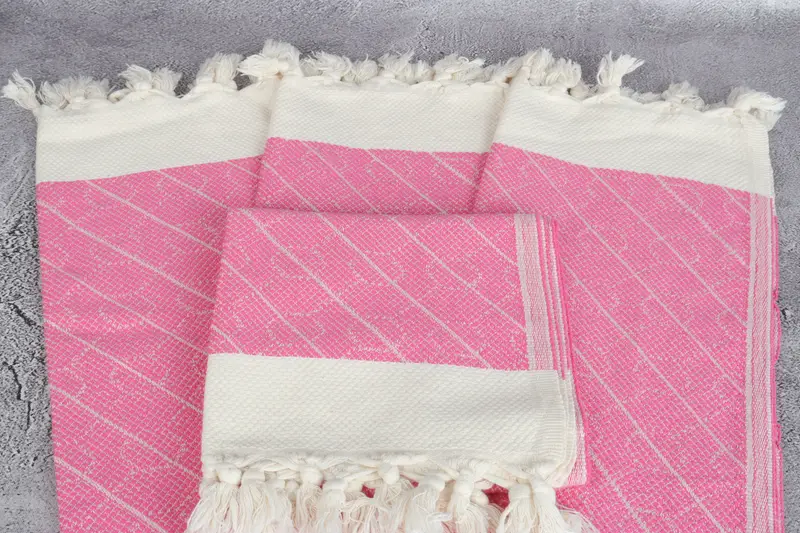 Turkish Hand Towel, Girl Trip Party Favor, Personalized Gifts, Small Bath Towels, Valentines Day Gift Idea, 36x18 Cotton Geometric Towel, Spa Towel - 4