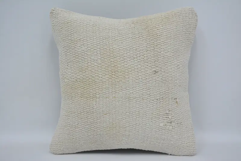 Pillow for Sofa, Gift Pillow, Yoga Pillow Cover, 12x12 White Cushion Case, Antique Pillows, Cushion Cover, Custom Pillow Cover - 1