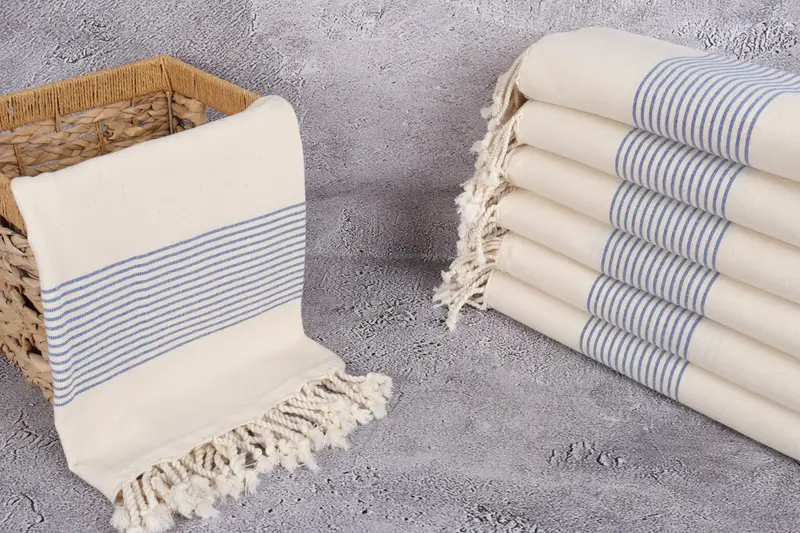 68x40 Linen Striped Towel, Bachelorette Party Favors, Quick-dry towel, Gift For Best Friend, Turkish beach towel, Monogram Turkish Bath Towel - 3