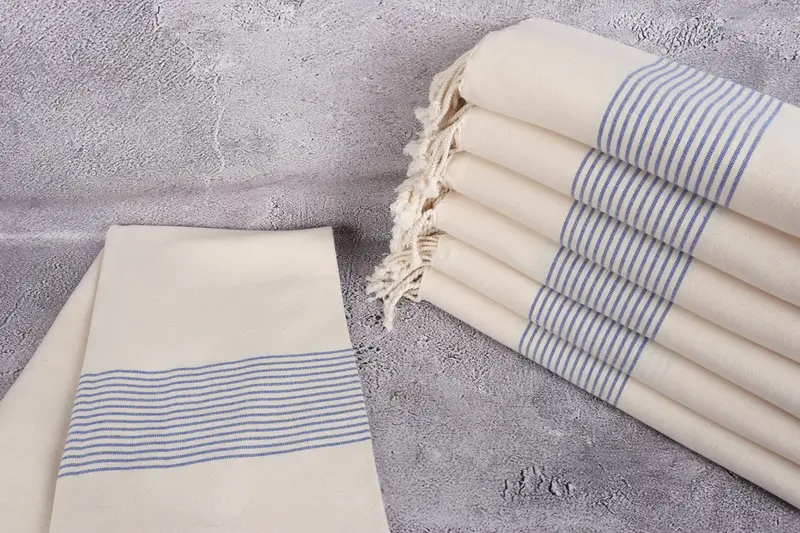 68x40 Linen Striped Towel, Bachelorette Party Favors, Quick-dry towel, Gift For Best Friend, Turkish beach towel, Monogram Turkish Bath Towel - 2