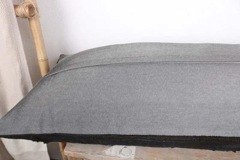 16x48 Brown Cushion Cover, Pillow for Sofa, Shabby Chic Pillow, Boho Pillow, Pillow Case, Aesthetic Cushion Cover, Outdoor Pillow, Kilim Pillow - 6
