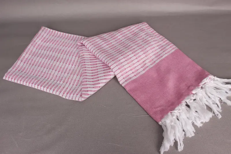 Housewarming Gift, 70x40 Cotton Geometric Towel, Organic Turkish towel, Beach Theme Wedding Gift, Spa Towel, Beach towel, Wedding Day Gift For Bride - 5