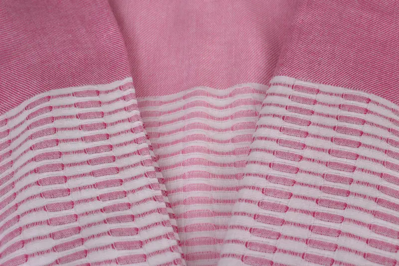 Housewarming Gift, 70x40 Cotton Geometric Towel, Organic Turkish towel, Beach Theme Wedding Gift, Spa Towel, Beach towel, Wedding Day Gift For Bride - 3