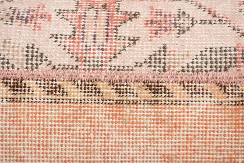 Pink & Orange Patchwork Throw Pillow, 16x24 Inches Size Pillow - 3
