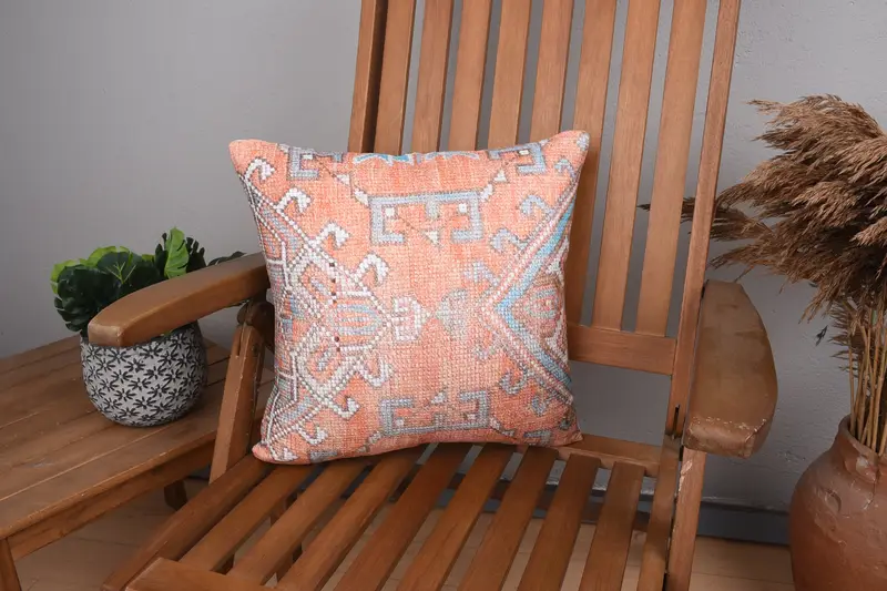 Gesticktes Blumen-Wurfkissen, vielseitiges handgefertigtes Kissen