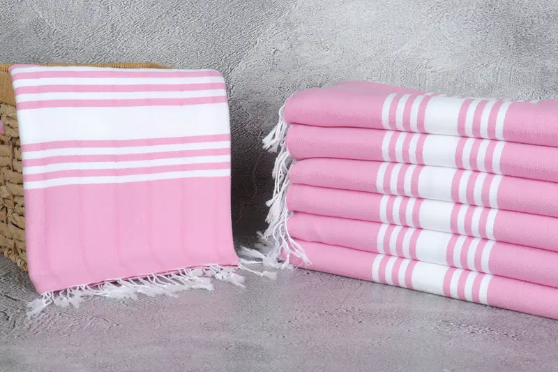 70x40 Cotton Striped Towel, Kids Beach Towel, Best Friend Christmas Gift, Quick-dry peshtemal, Monogram Towels, Bridesmaid Gift Towel, Organic towel - 3