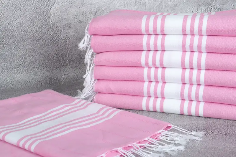 70x40 Cotton Striped Towel, Kids Beach Towel, Best Friend Christmas Gift, Quick-dry peshtemal, Monogram Towels, Bridesmaid Gift Towel, Organic towel - 2