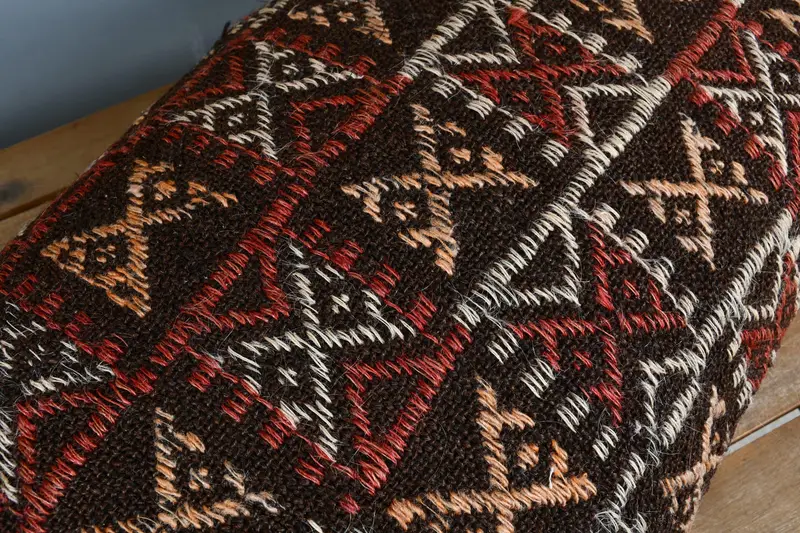 Bed Cushion Cover, Kilim Pillow Cover, 16x24 Beige Pillow Cover, Ethnic Throw Pillow Cover, Gift Pillow, Cushion, Vintage Kilim Throw Pillow - 4