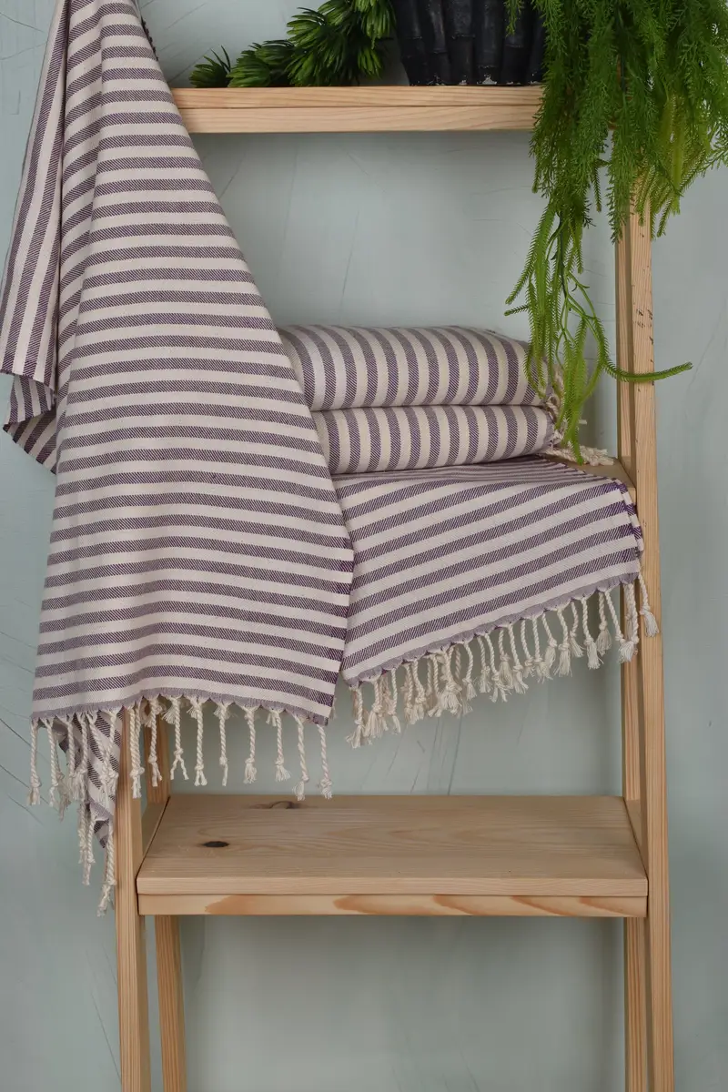 Guest Towel, Bachelor Party Gifts, Embroidery Towel, Personalized Gifts, Monogrammed Hand Towel, Personalized Dish Towel, 40x24 Cotton Striped Towel - 6