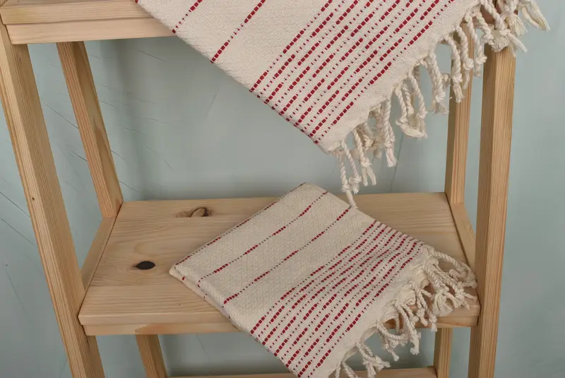Boyfriend Gift, Bridesmaid Gifts, Turkish Towel Hand Towel, 36x18 Cotton Striped Design Towel, Bridesmaid Proposal Gift, Personalized Kitchen Towel - 5