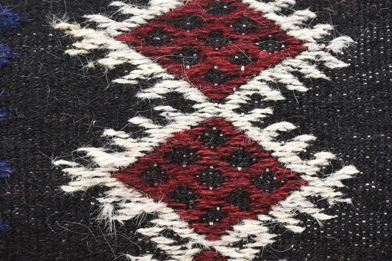 Kilim Pillow Cover, 12x36 Blue Pillow, Handmade Kilim Cushion, Pillow for Couch, Pillow Sham, Sofa Bolster Cushion Case, Sofa Cushion - 3