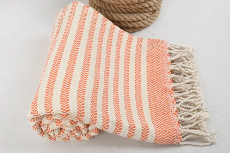 Gift For Coworker, 70x40 Cotton Chevron Towel, Personalized Towel Gift, Travel towel, Custom Towel, Monogrammed Beach Towel, Peshtemal Towel USA - 8