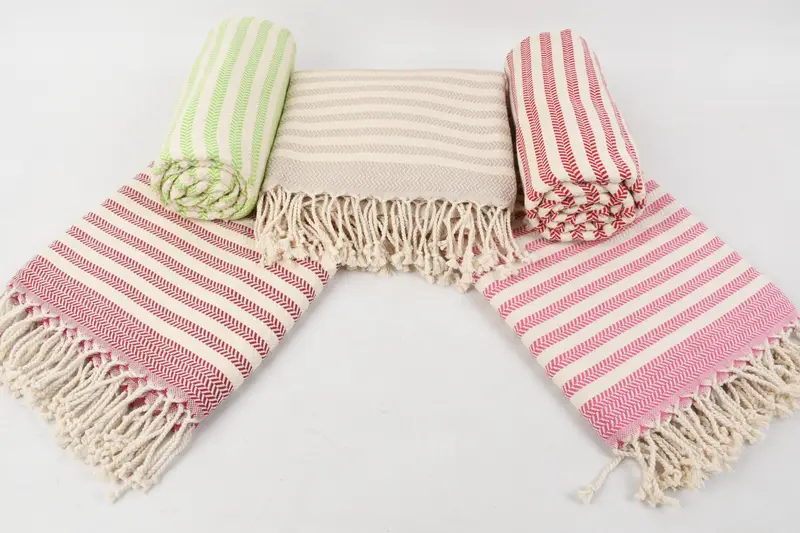 Gift For Coworker, 70x40 Cotton Chevron Towel, Personalized Towel Gift, Travel towel, Custom Towel, Monogrammed Beach Towel, Peshtemal Towel USA - 7