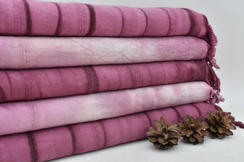 Handmade Gift, Hammam towel, Best Friend Christmas Gift, Monogram Turkish Bath Towel, Monogram Turkish Towel, 64x38 Cotton Striped Tie Dye Towel - 4