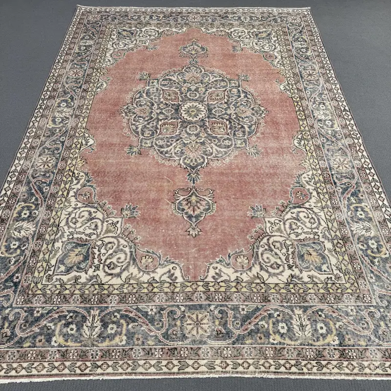 Red & Blue Rug, 0.6x10.5 ft Solid Comfort