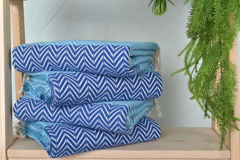 70x40 Cotton Chevron Towel, Maid Of Honor Gift, Summer Towel, Bridesmaid Gift Towel, Friends Beach Towel, Bridal Shower Gift, Custom Towel - 7