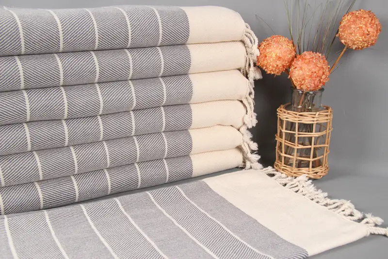 Custom Hand Towel, 40x18 Cotton Herringbone Towel, Bridesmaid Towel, Turkish Tea Towel, Bridesmaid Proposal Gift, Turkish Towel Hand Towel - 1