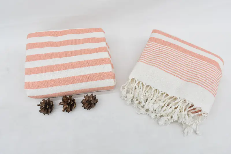 Wedding Favors, Housewarming Gift, Turkish beach towel, Turkish Towel USA, Customized Towels, 68x40 Cotton Striped Terry Towel, Custom Bath Towel - 5