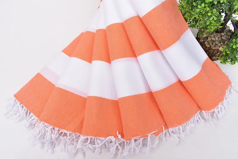 70x40 Cotton Striped Towel, Beach Bachelorette Party Decorations, Turkish hand towel, Custom Beach Towel, Baby Boy Gift, Gift For Her, Organic Towel - 4