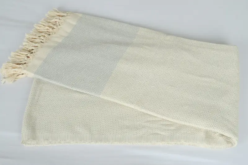 Wedding Favors, 104x80 Cotton Diamond Towel, Throw Blanket, Halloween Bachelorette Party, Valentines Day Gift, Boho Throw Blankets, Turkish Bedcover - 6