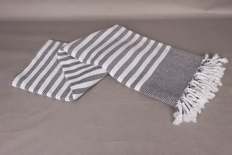 Bath towel, Bridesmaid Gift Towel, Employee Gifts, Summer Gift Ideas, Luxury Turkish peshtemal beach towel, 68x40 Cotton Striped Towel, Beach towel - 5