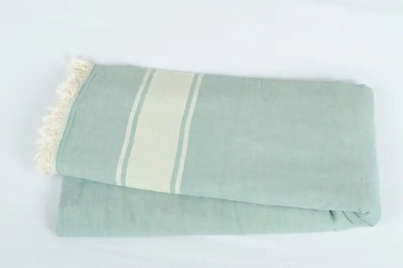 Housewarming Gift, Bridal Shower Gift, 70x60 Cotton Striped Towel, Bridesmaid Gifts Personalized, Boho Throw Blankets, Turkish Towel Beach Blanket - 6