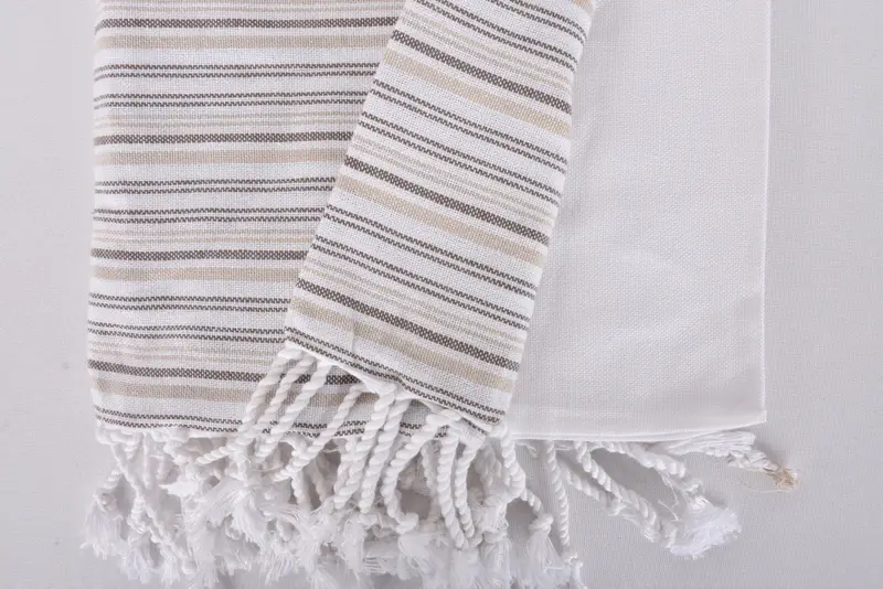 70x40 Cotton Striped Towel, Turkish Towel USA, Engagement Gift, Personalized Gift, Travel Towel, Beach Towel Personalized, Monogram Turkish Towel - 7