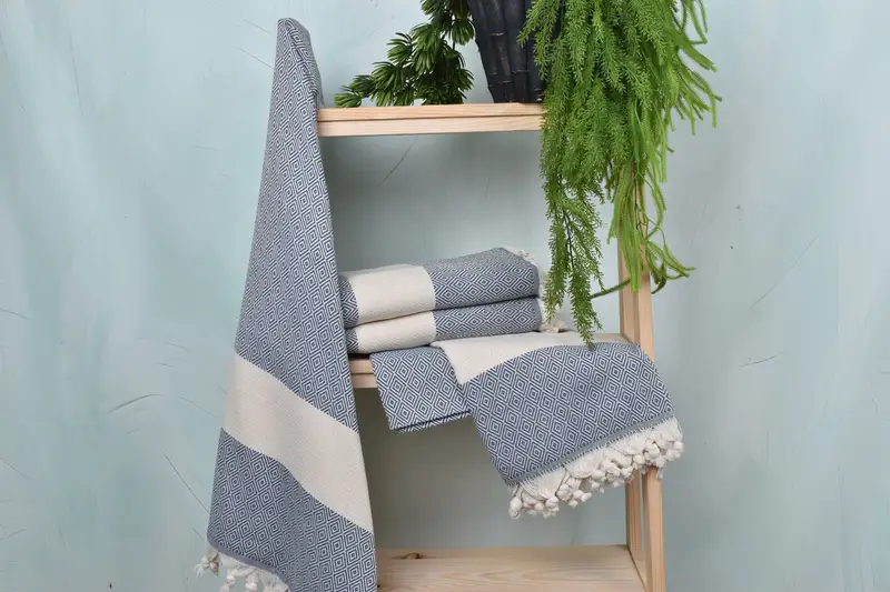 70x40 Cotton Diamond Towel, Handmade Turkish Towel, Best Friend Gift, Custom Beach Towel, Bachelor Party Favors, Spa Gift Towel, Home Decor Gifts - 6