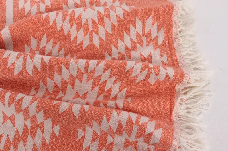 Bedspread, Best Friend Wedding Gift, Bridesmaid Gifts, Turkish Tablecloth, Turkish Blanket, Couch Throw, Best Wedding Gift, 84x56 Cotton Kilim Towel - 8
