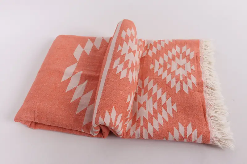 Bedspread, Best Friend Wedding Gift, Bridesmaid Gifts, Turkish Tablecloth, Turkish Blanket, Couch Throw, Best Wedding Gift, 84x56 Cotton Kilim Towel - 6