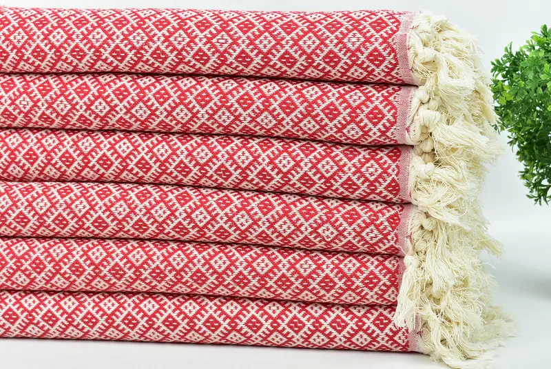Organic Turkish towel, Custom Beach Towel, 70x40 Cotton Diamond Towel, Luxury towel, Luxury Turkish beach towel for summer vacation, Unique Gift - 3