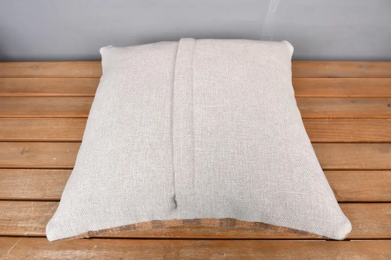 Turkish Pillow, Christmas Pillow Sham, Cushion Case, Oriental Pillow Case, 16x16 Beige Pillow Cover, Pastel Cushion, Antique Pillows, Boho Pillow - 5