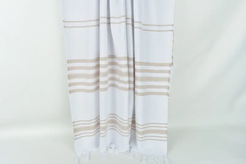 Personalized Towel, Eco-Friendly Turkish Towel, Engagement Gift, 70x36 Cotton Striped Terry Towel, Beach Towel Bulk, Personalized Wedding Gift - 8