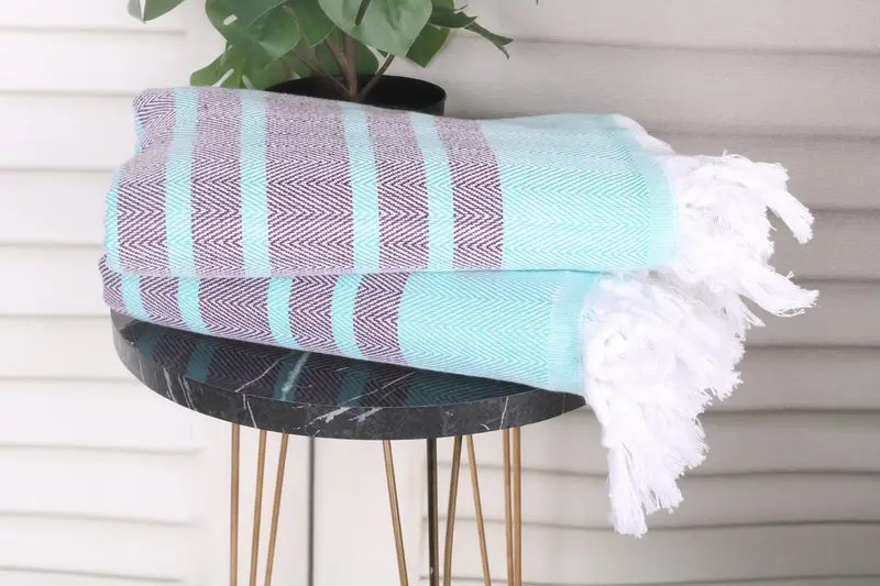 Cotton towel, Summer Gift Ideas, Turkish hand towel, Bachelor Party Gifts, Custom Bath Towel, Wedding Gift, 64x40 Cotton Chevron Towel, Summer Towel - 3