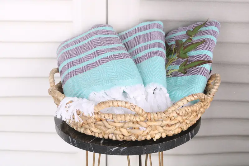 Cotton towel, Summer Gift Ideas, Turkish hand towel, Bachelor Party Gifts, Custom Bath Towel, Wedding Gift, 64x40 Cotton Chevron Towel, Summer Towel - 5