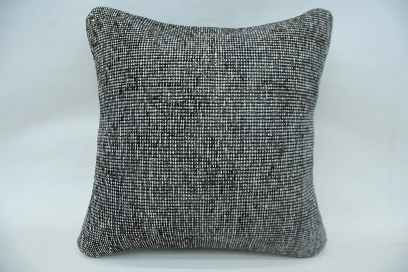Birthday Gift Vintage Pillow Sham, 16x16 inch Moroccan Blue Cushion - 1