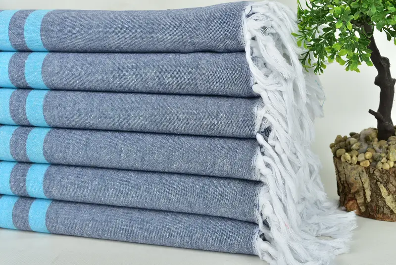 70x36 Cotton Striped Towel, Home Decor Gifts, Mother Of The Groom Gift, Best Friend Gift, Housewarming Gift, Personalized Bridesmaid Gift - 3