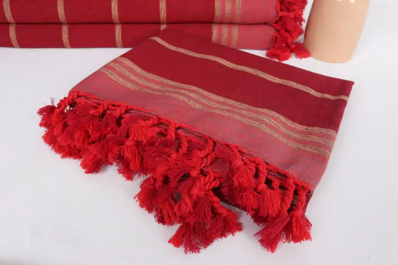 Hochzeitsbevorzugungen, sandresistente Peshtemal, Bachelorette Party Geschenke Brautjungfern, 68x40 Baumwollstreifentuch, personalisiertes Handtuch, Geschenkbox Handtuch - 5