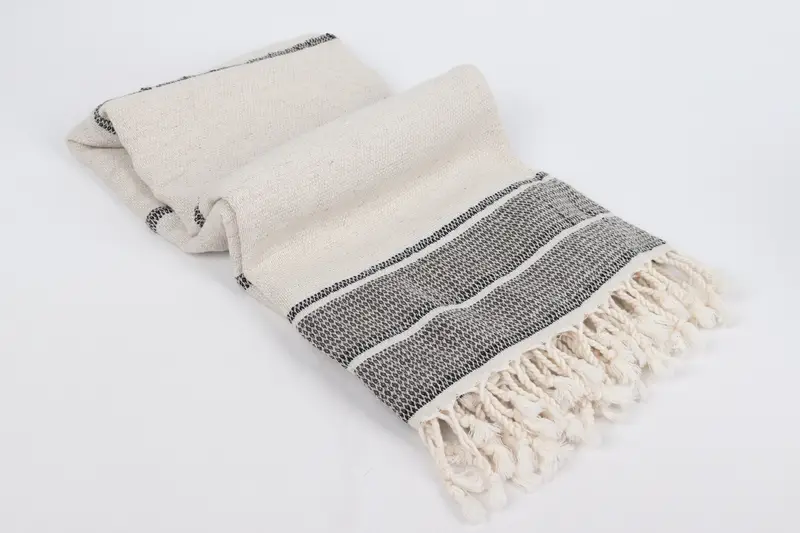 Bridesmaid Gift Towel, Beach Towel Bulk, Monogram Turkish Towel, Personalized Turkish Beach Towel, 70x36 Linen Striped Towel, Gift For Coworker - 6
