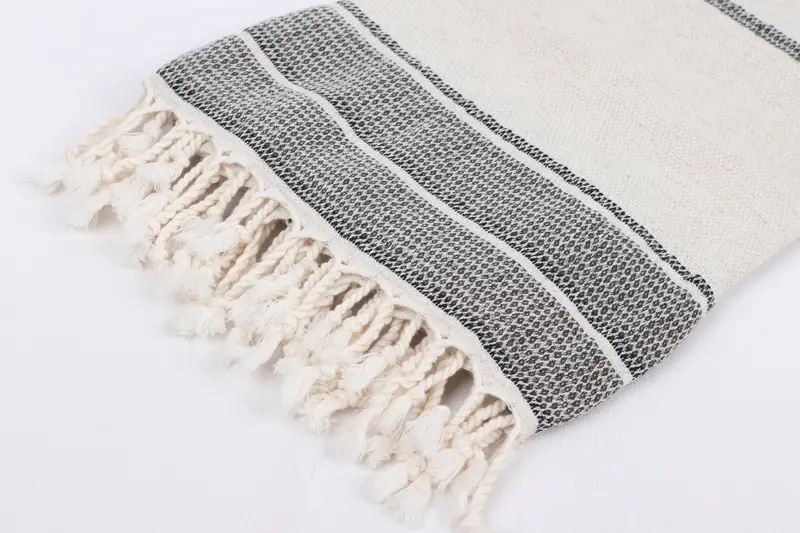 Bridesmaid Gift Towel, Beach Towel Bulk, Monogram Turkish Towel, Personalized Turkish Beach Towel, 70x36 Linen Striped Towel, Gift For Coworker - 7
